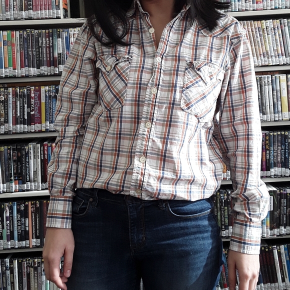 Lucky Brand Other - Lucky brand plaid xs button up shirt